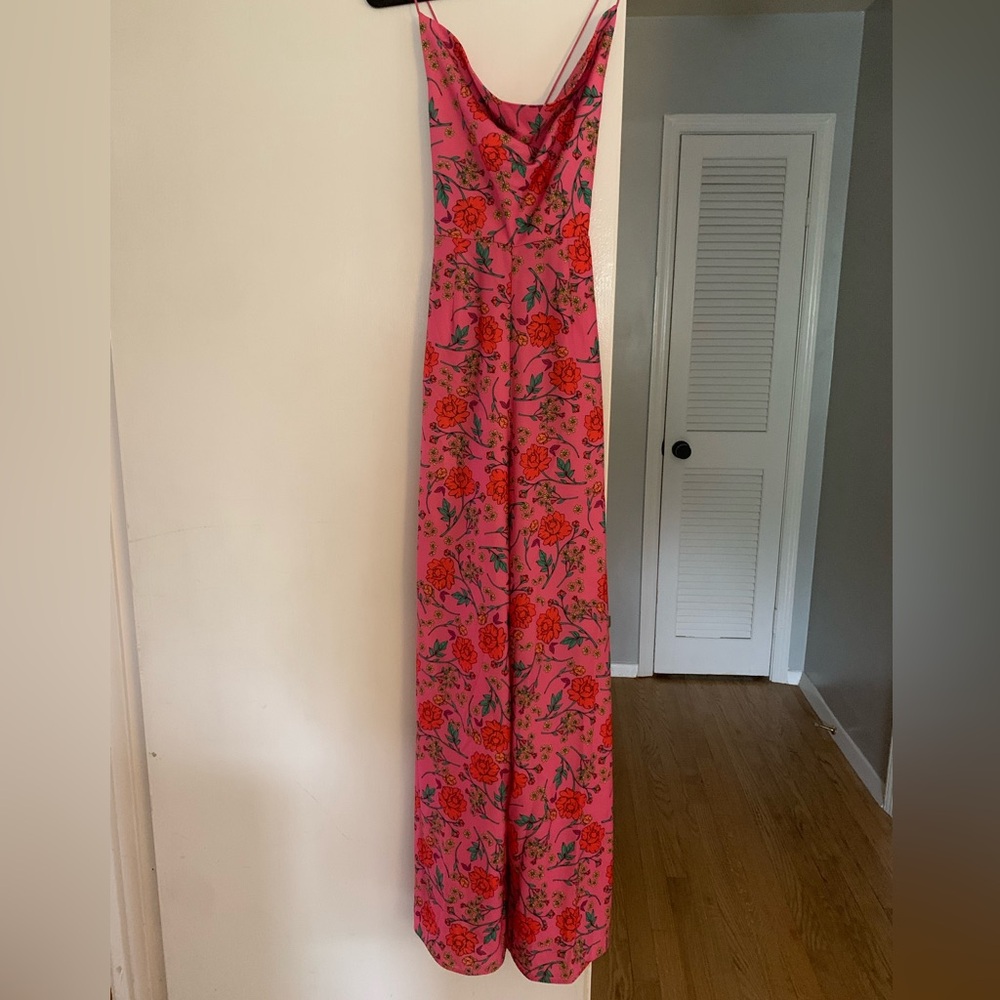 Brand new Finders Keepers pink and red flowered jumpsuit- size XS